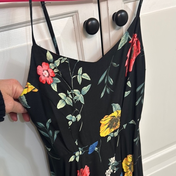 Old Navy Floral Black Summer Dress. Size XS - Picture 2 of 8